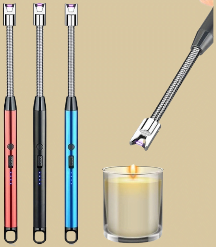 3 Pack Candle Lighter, Arc Lighter with USB Charging