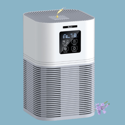 VEWIOR Air Purifiers for Home, HEPA Air Purifiers for Large Room up to 600 sq.ft, H13 True HEPA Air Filter with Fragrance Sponge 6 Timers Quiet Air Cleaner for Pets Dander Odor Dust Smoke Pollen